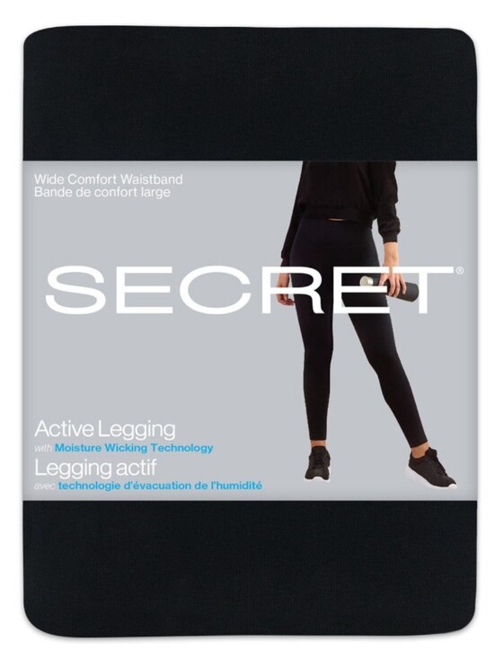 Pants - Medium SECRET Active  Leggings - Pants Black Sz Medium